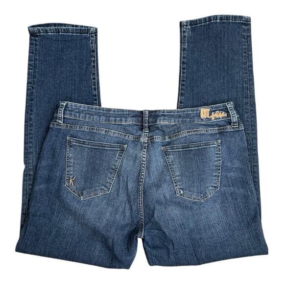 Kut From The Kloth Jeans Womens 14 Blue Katy Boyfriend Straight Leg Medium Wash - Picture 6 of 12